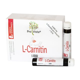 ProVista  L-Carnitin Ampullen - 20x25ml Kirsch