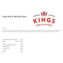 KINGS Beef Jerky / Biltongg / vegan Jerky - Trockenfleisch 10 x 25g