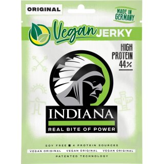 INDIANA Vegan Jerky - 25g  10er  Pack Hot & Sweet