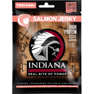 INDIANA Fish Jerky 15g 10er  Pack Salmon