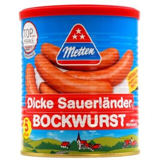 Metten Dicke Sauerländer - Bockwurst (5x80g) 400g